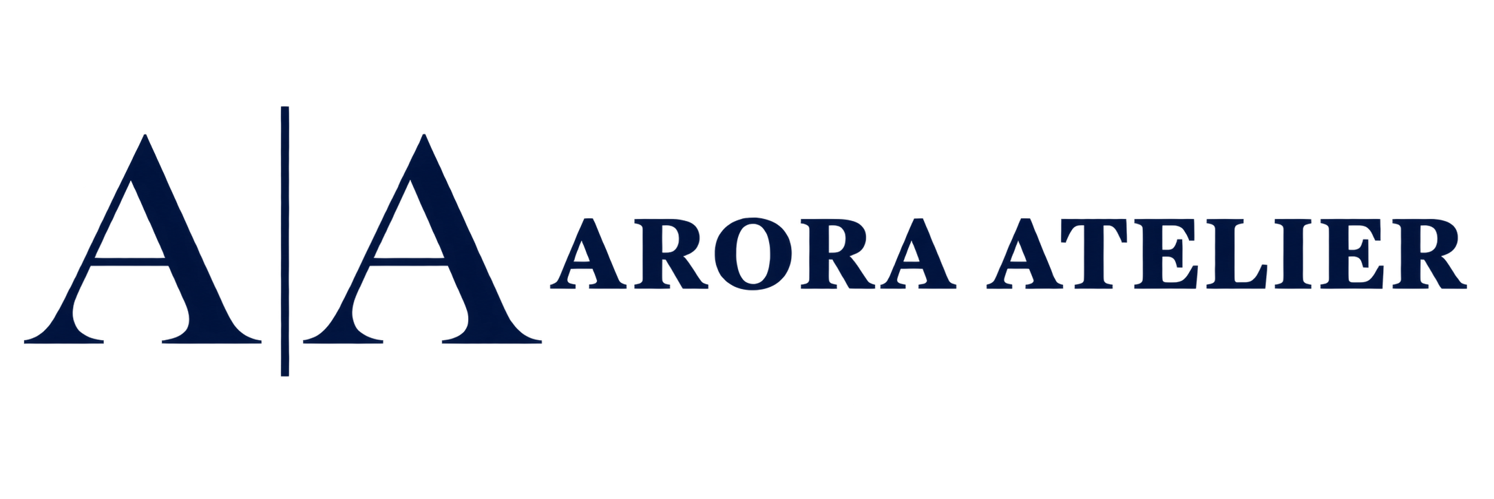 Bold Navy ARORA ATELIER Logo